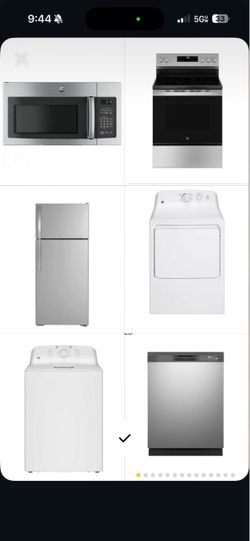 GE 6-Piece Home Appliance Bundle
