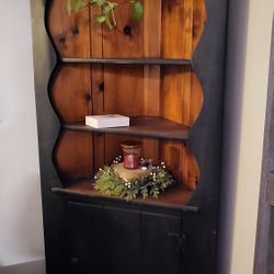 Antique Corner Cabinet 