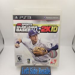 Major League Baseball 2K10 ( Sony PlayStation 3 , PS3 ) - CIB -