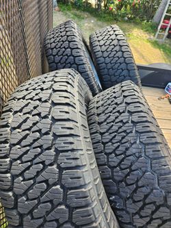 Chevy 2(contact info removed) oem wheels Firestone rubbers LT285/70R17 Destination X/T