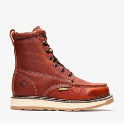 Men’s Work Boots (8” Length ) (MOC TOE/STEEL TOE)