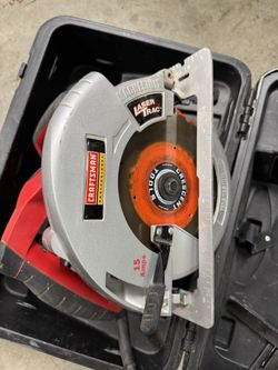 Circular saw 7 1/4”  With laser- Great condition