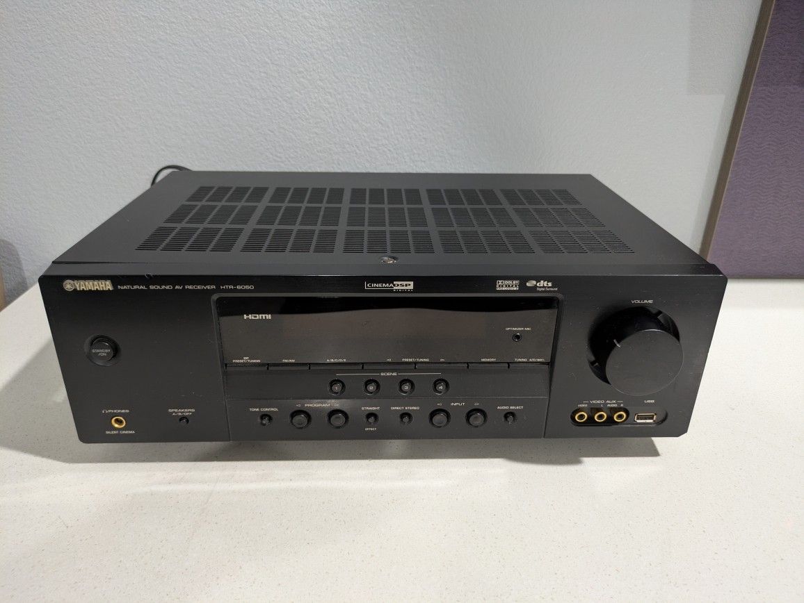 YAMAHA HTR-6050 5.1-Channel Digital Home Theatre Receiver