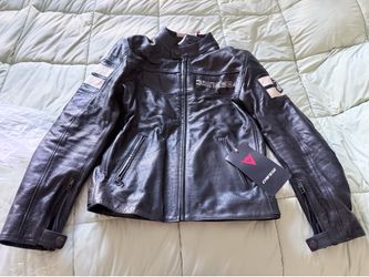 Brand new Dainese HF D1 Perforated leather Jacket Black Ice