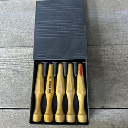 Mikisyo 5 Piece Power Grip Wood Carving Tool Kit With Case Made In Japan 