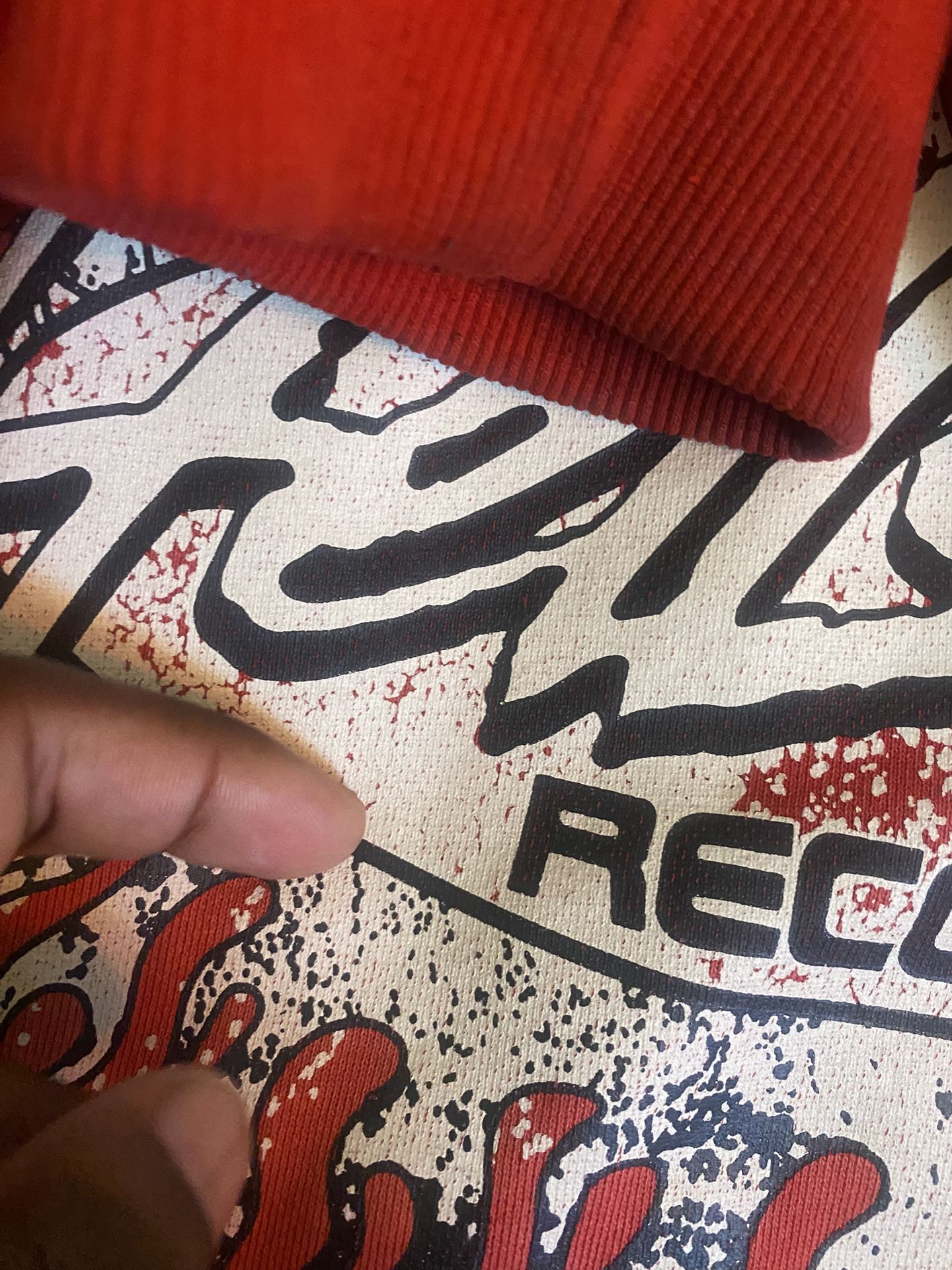 Hellstar Records Path To Paradise Red Hoodie