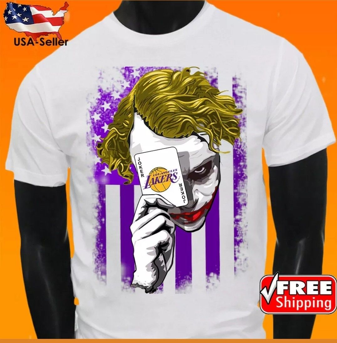 Los Angeles Lakers NBA Basketball Team Jersey Shirt Joker New