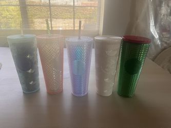 5 Starbucks Tumblers