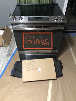 GE Range Glass Door