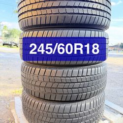 ⚠️‼️ SALE 245/60R18 MICHELIN SET SEMI NUEVAS $300 CASH ⚠️‼️