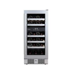 Avallon 15" Stainless Steel Under-Counter Dual-Zone Wine Cooler New