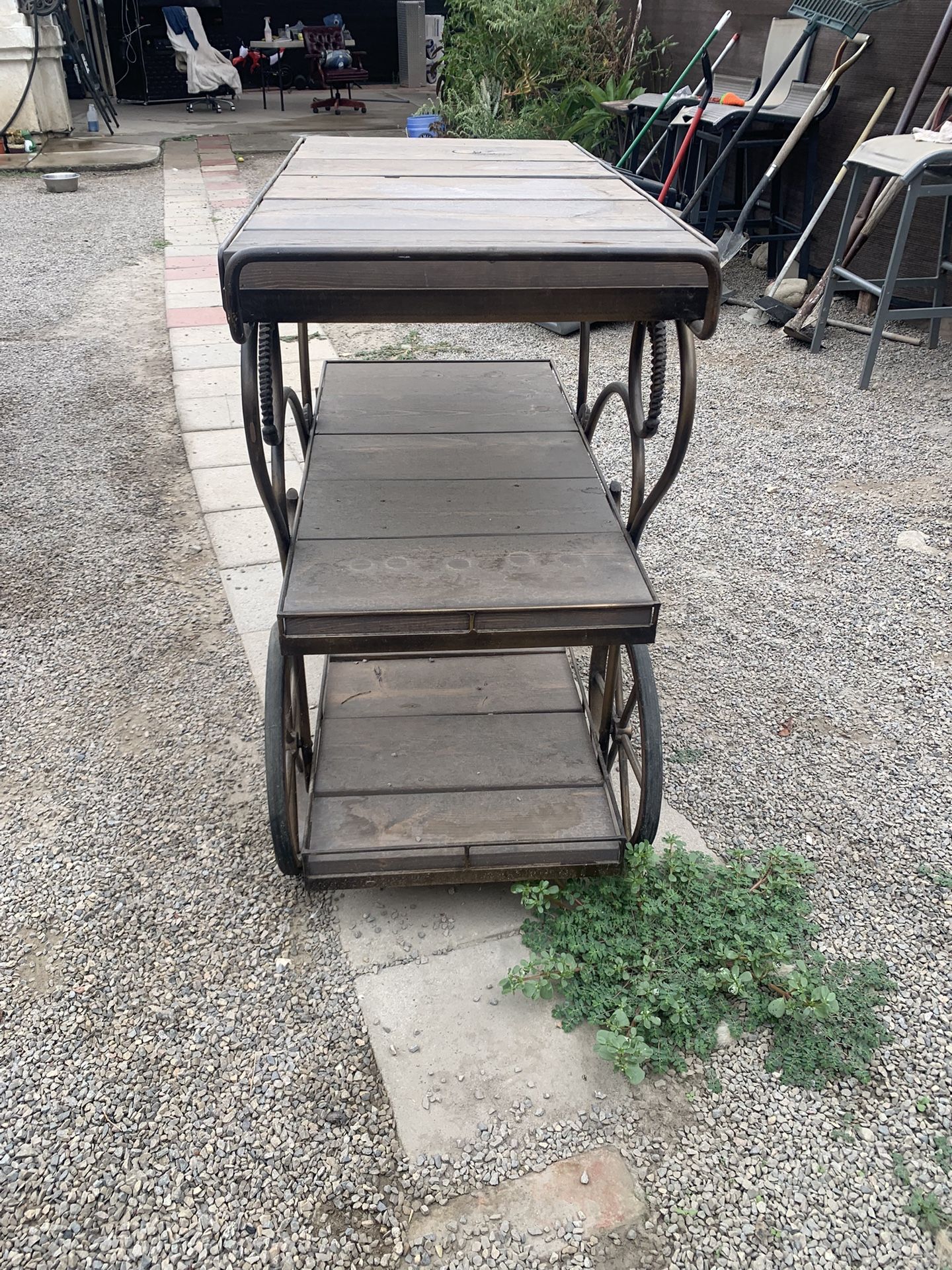 Carrito Para Botellas De Vino