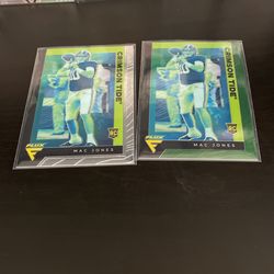 Two Mac Jones Rookie Cards