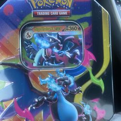Pokemon charizard tin