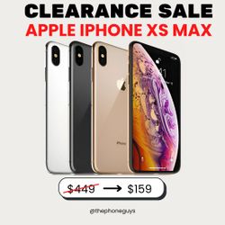 📱 iPhone XS MAX 5.8” (Unlocked, Pre-Owned) – Now Only $159! 🔥