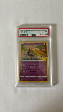 PSA 9 Xerneas 2021 Pokemon Celebrations #012