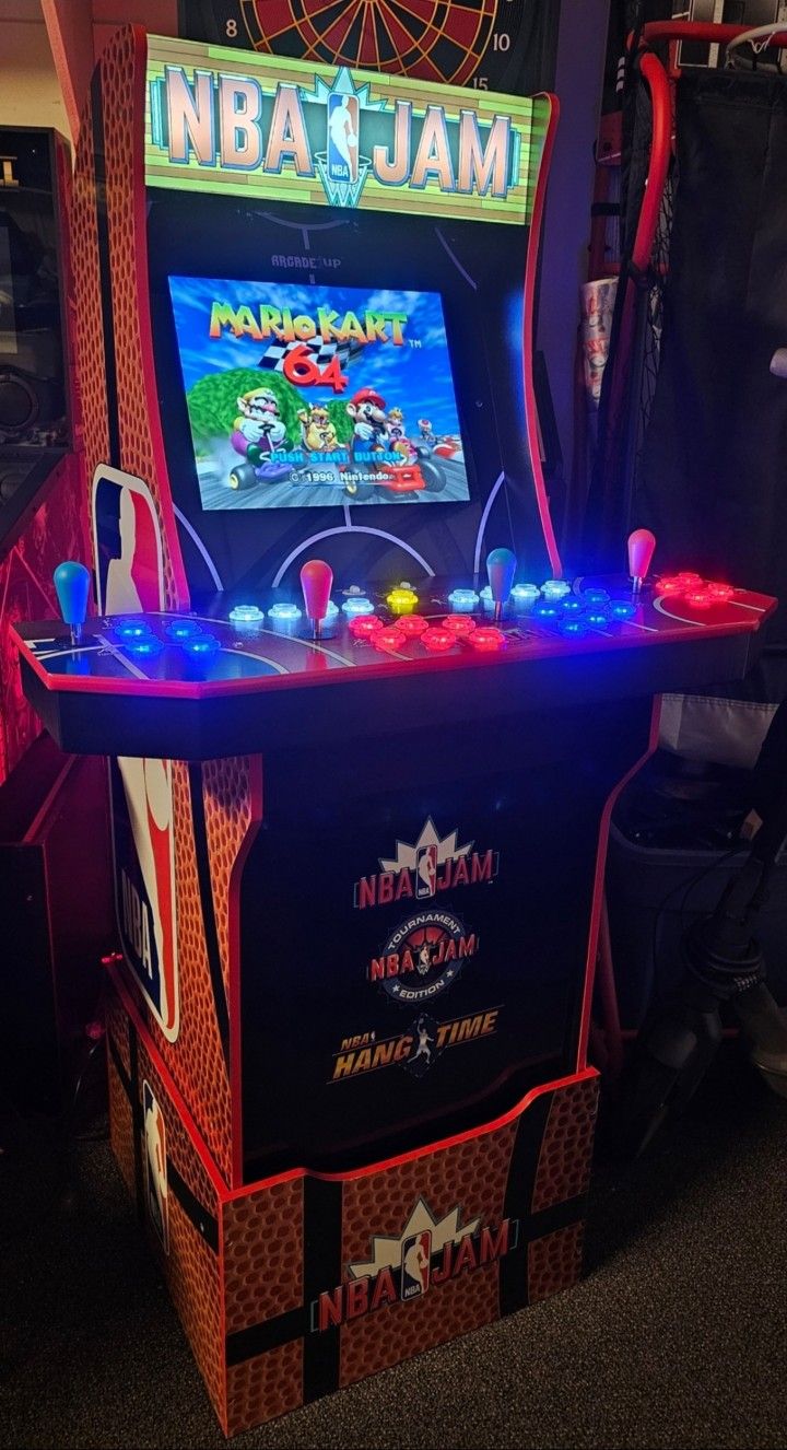 Retro NBA Jam Arcade1up Cabinet With Over 15,000 Video Games 