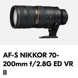 Nikkon Camera Zoom Lens AF-S NIKKOR 200-500mm f/5.6E ED VR