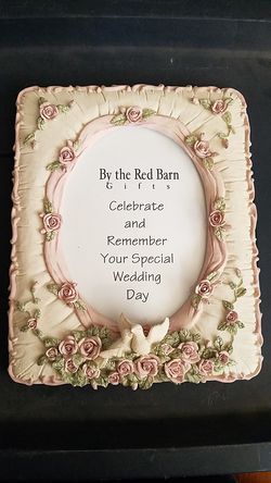 Wedding day picture frame