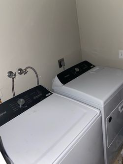 Washer and dryer whirlpool
