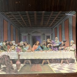 Last Supper Lenticular Postcard