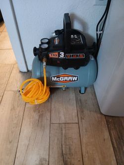 Brand new McGraw 3 Gallon 110 psi compressor