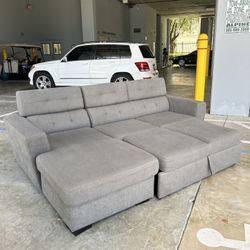 Grey Sofa Bed With Storage !!!