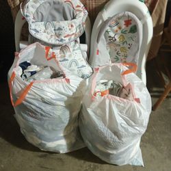 Baby Boy Clothing Lot With Extra Stuff Preemie/6-9 Months