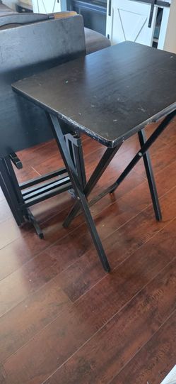 4 Dinner TV  tables