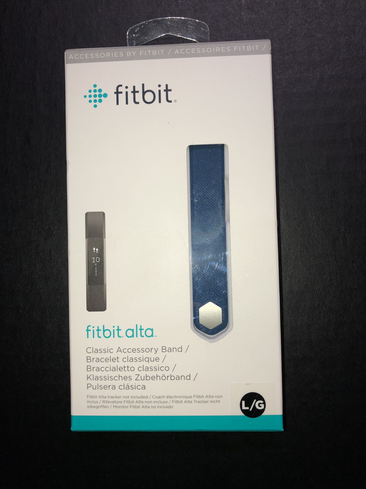 NEW! Genuine OEM Fitbit Alta Band Blue Large L/G