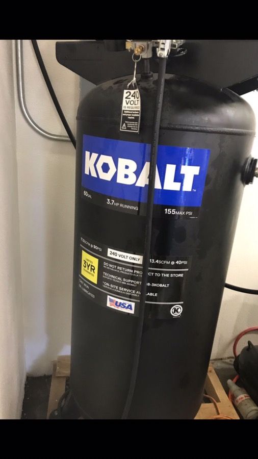 Kobalt air compressor 60 gallon for Sale in Riverside, CA OfferUp