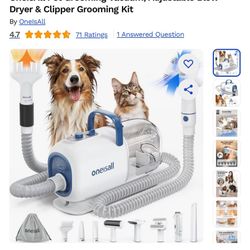 Pet Grooming Vaccum Allisone With Grooming Clippers Tools