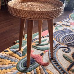 Rattan Side Table 
