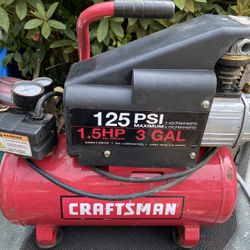 Craftsman 125 PSI. Comperessor. Works Well. Must Pickup In W.