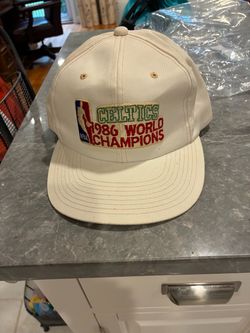 Celtics 1986 champs cap 40 years old good used cond
