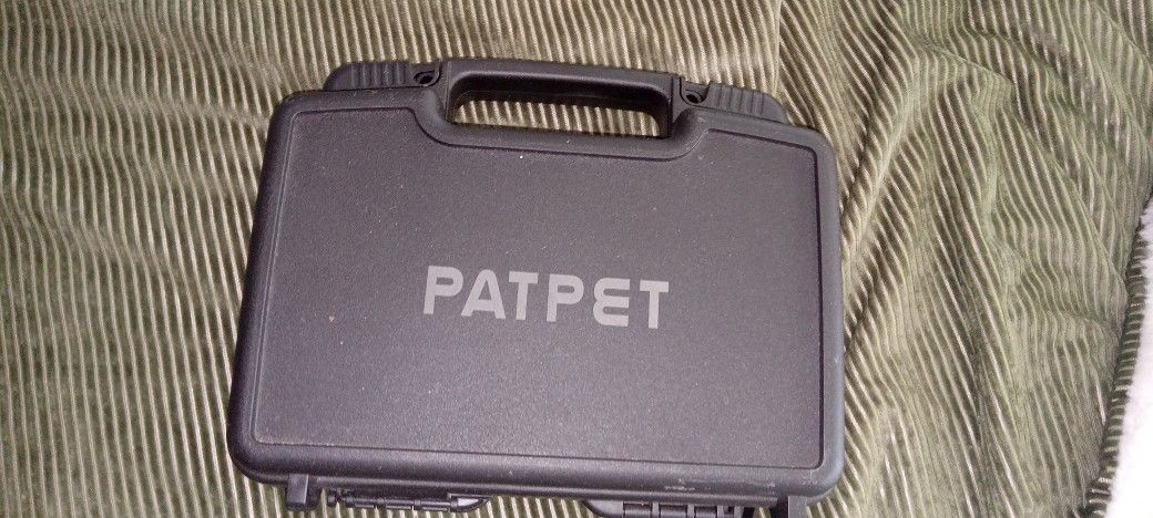 Brand New Patpet Dog Training Adjustable Collar With Hatdshell Case