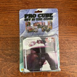 New Jerry Rice Play Football Pro Cube Inc 49ers Rubix Cube Rare