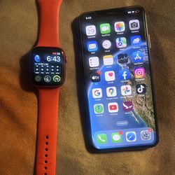 iPhone XS Max And Apple Watch 