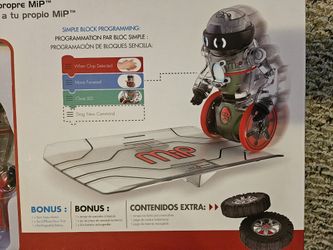 MiP Coder Robot Wow Wee Transparent Programmable Toy Bluetooth Ramp Wheels New 