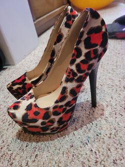 Red Camo Heels