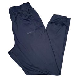 Alphalete Black Drawstring Tapered Joggers Sweatpants Activewear Size Large