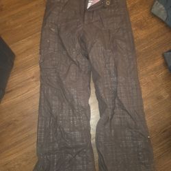 Brown Snow/ski Pants Teenager Size 14