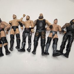 WWE Action Figure Lot – Roman Reigns, Rusev, Braun Strowman & More (8 Figures)