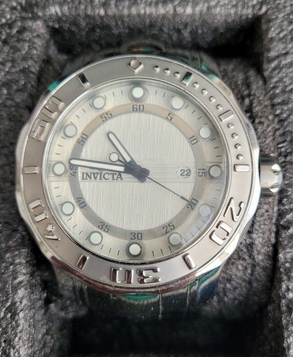 Invicta Master of the Ocean Pro Diver 0886 Silver HUGE 52mm Stainless Case