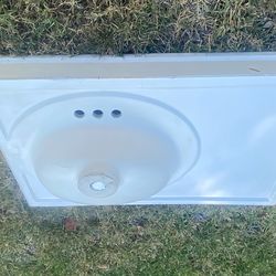 New countertop with sink