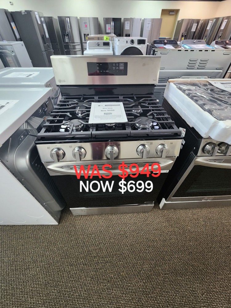 30 In. 5.8 Cu. Ft Smart Single Oven Gas Range With Easy Clean, Wifi Enabled