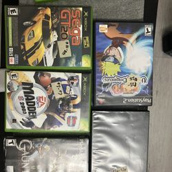 XBOX games & PS2 Games $55