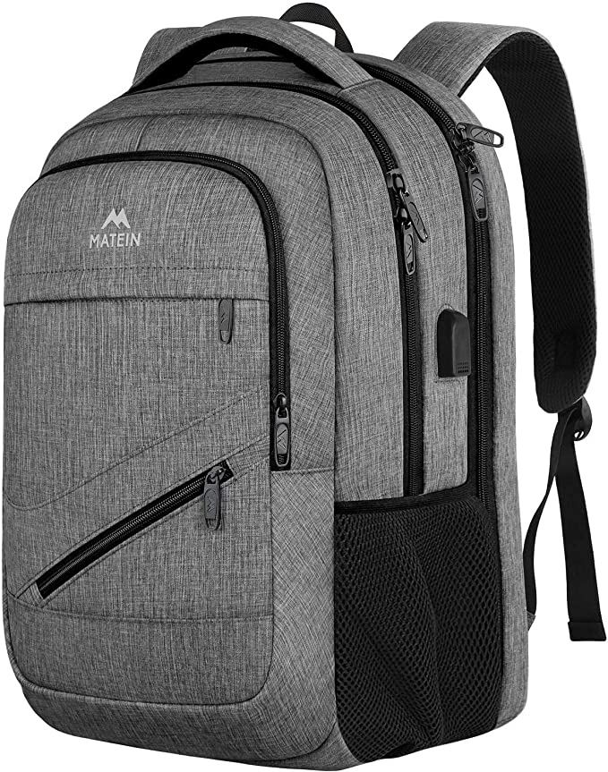 Travel Laptop Backpack,TSA Large Travel Backpack for Women Men, 17 Inch Business Flight Approved Carry On Backpack with USB Charger Port and Luggage S