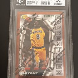 Kobe Bryant Rookie Card Finest RC Rare Graded