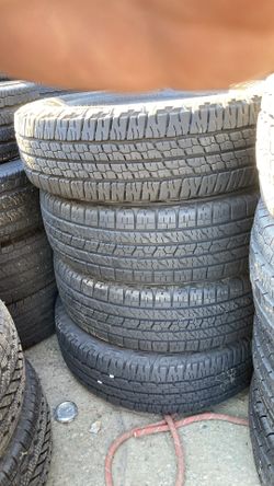 Set of LT 225 75 16 Goodyear Tires